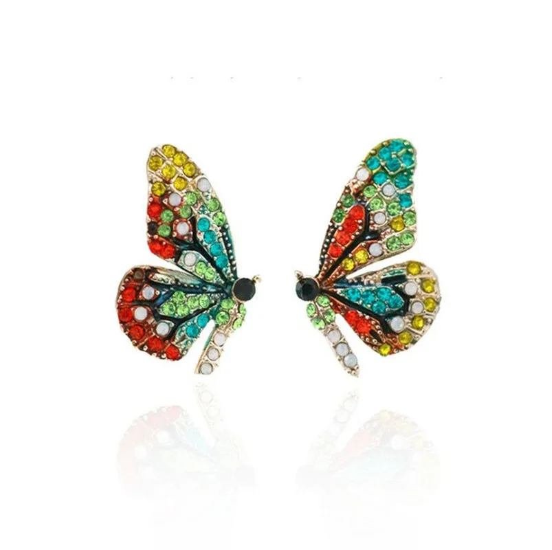 European Fairy Tale Butterfly Earrings for Women Color Rhinestone Wings Earrings Fashion Gifts for Women Accessories
European Fairy Tale Butterfly Earrings for Women Color Rhinestone Wings Earrings Fashion Gifts for Women Accessories