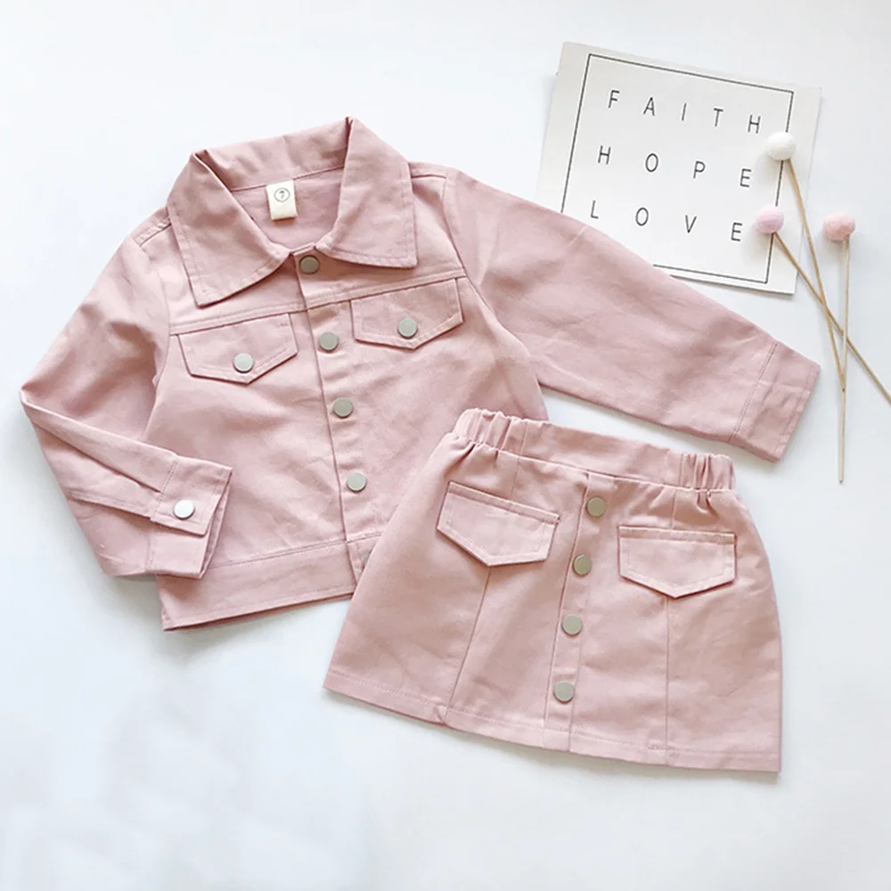 Girls Easter Outfits Solid Color Coat + Skirt Two Piece Spring Autumn Children Clothing Sets Fashion Birthday Toddler Suit
Girls Easter Outfits Solid Color Coat + Skirt Two Piece Spring Autumn Children Clothing Sets Fashion Birthday Toddler Suit
