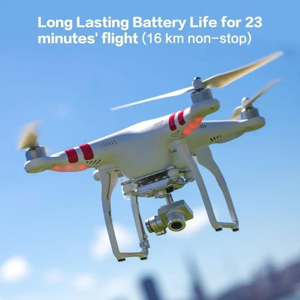 15.2V 4500mAh For DJI Phantom 3 Pro Advanced Standard Intelligent LiPo Battery (1 YEAR WARRANTY)
15.2V 4500mAh For DJI Phantom 3 Pro Advanced Standard Intelligent LiPo Battery (1 YEAR WARRANTY)