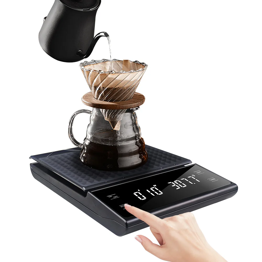 Electronic Display Coffee Scale 3kg/0.1g Drip Coffee Kitchen Scales With Timer High Precision Balanc Food Precision Scale
Electronic Display Coffee Scale 3kg/0.1g Drip Coffee Kitchen Scales With Timer High Precision Balanc Food Precision Scale