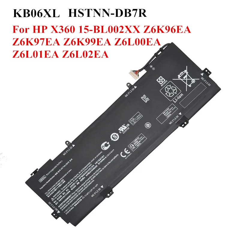 New HSTNN-DB7R KB06XL Laptop Battery for Hp Spectre x360 15-BL002XX Z6K96EA Z6K97EA Z6K99EA Z6L00EA Repalcement Batteries
New HSTNN-DB7R KB06XL Laptop Battery for Hp Spectre x360 15-BL002XX Z6K96EA Z6K97EA Z6K99EA Z6L00EA Repalcement Batteries