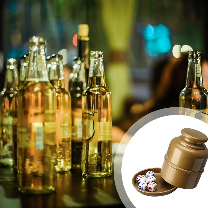 Double Layer Dice Cups New Black PP Leather Red Flannel Dice Cup Bar Game Supplies With 6pcs Dices For The Gamer In Your Life
Double Layer Dice Cups New Black PP Leather Red Flannel Dice Cup Bar Game Supplies With 6pcs Dices For The Gamer In Your Life