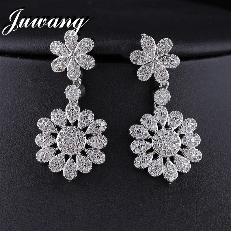 JUWANG Crystal Wedding Jewelry Set Acero Inoxidable Joyeria Mujer Charm Women's Dress Accessories Necklace Earrings Classic Gift
JUWANG Crystal Wedding Jewelry Set Acero Inoxidable Joyeria Mujer Charm Women's Dress Accessories Necklace Earrings Classic Gift