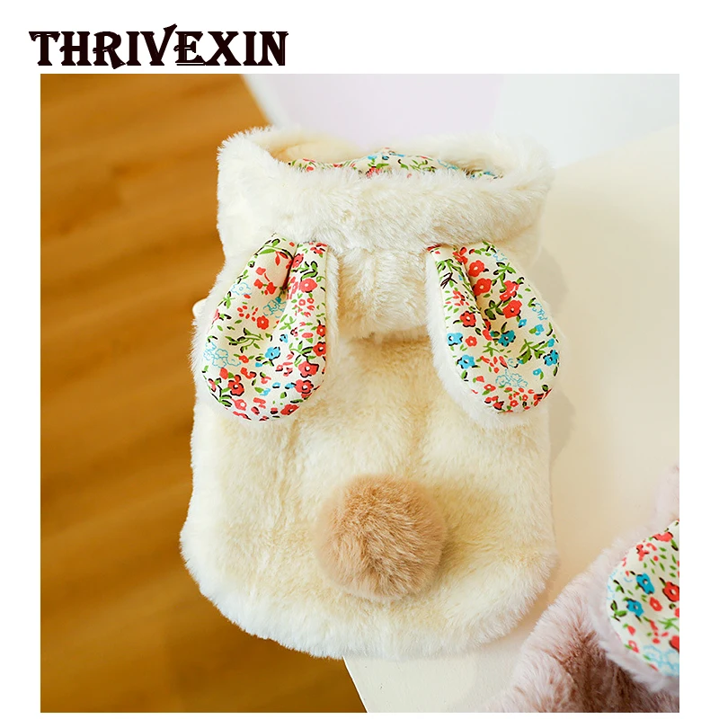 Dog Clothes Winter Warm Floral Bunny Cotton Jacket Hoodie Plush Floral Rabbit Cotton Padded Jacket Dog Coat Chihuawa Vest Suit
Dog Clothes Winter Warm Floral Bunny Cotton Jacket Hoodie Plush Floral Rabbit Cotton Padded Jacket Dog Coat Chihuawa Vest Suit
