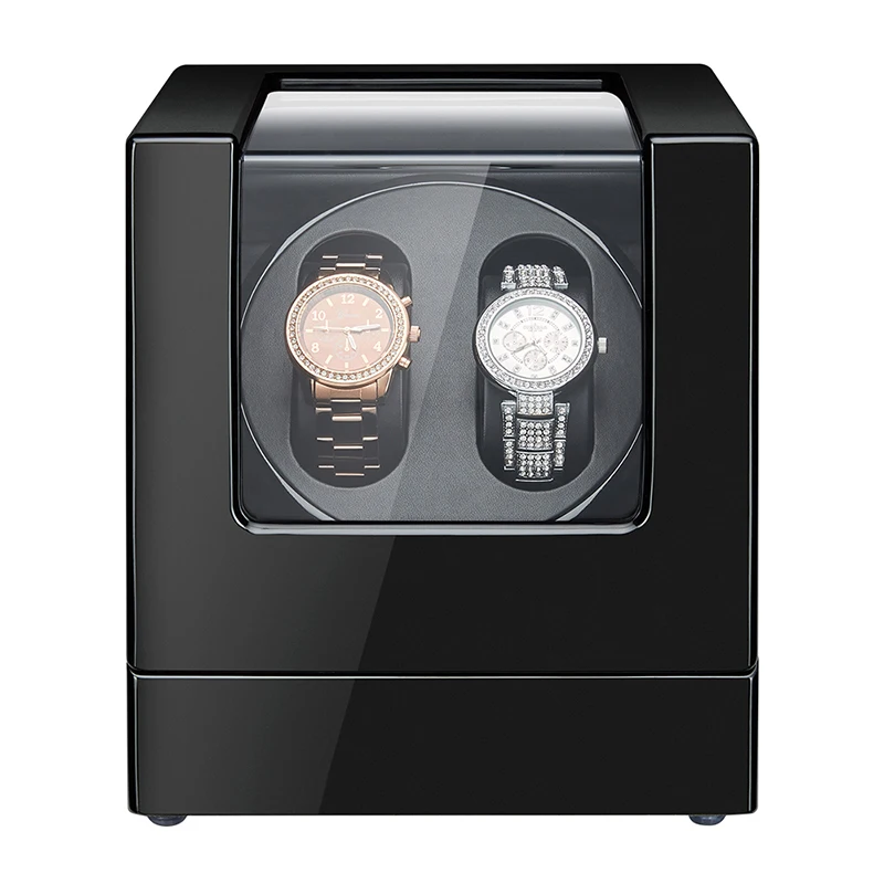 Double Watch Winder Wooden Automatic Watch Winder Box for 2 Watches with Mabuchi Motor and Dual Power Supply
Double Watch Winder Wooden Automatic Watch Winder Box for 2 Watches with Mabuchi Motor and Dual Power Supply
