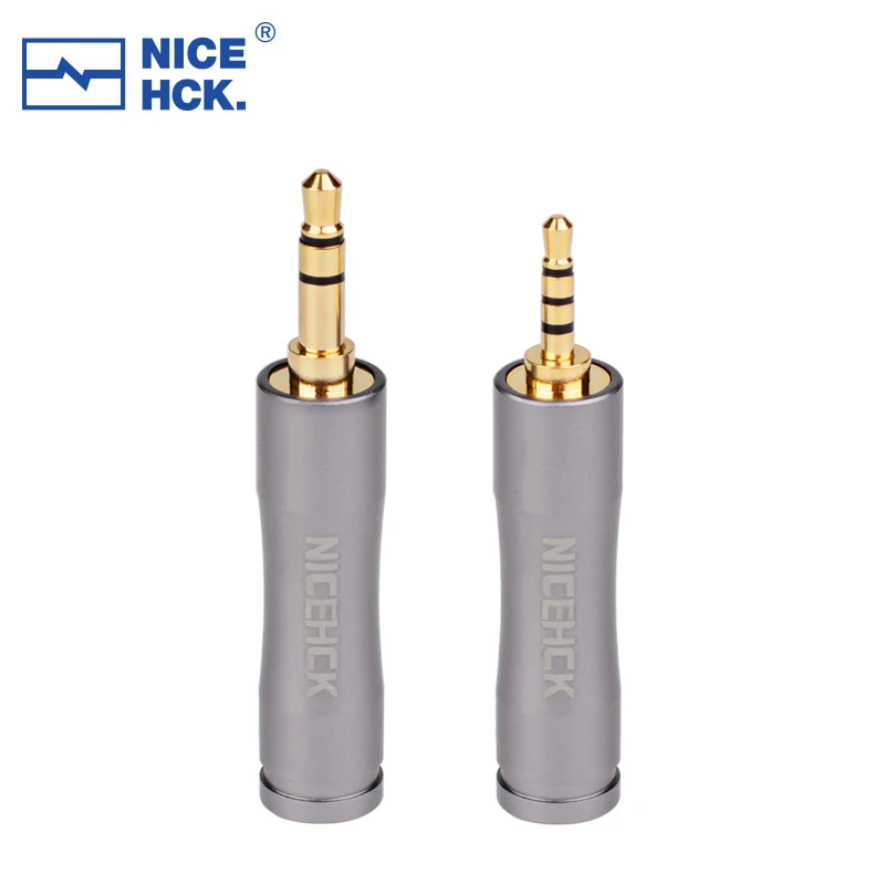 

Переходник NiceHCK для наушников Hi-Fi с разъемом 4,4 мм «Мама» на штекер 3,5 мм «папа», позолоченный аудиоразъем, аксессуары для наушников