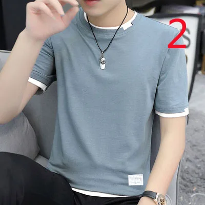 Short-sleeved men's 2021 summer new breathable half-sleeved casual loose T-shirt
Short-sleeved men's 2021 summer new breathable half-sleeved casual loose T-shirt