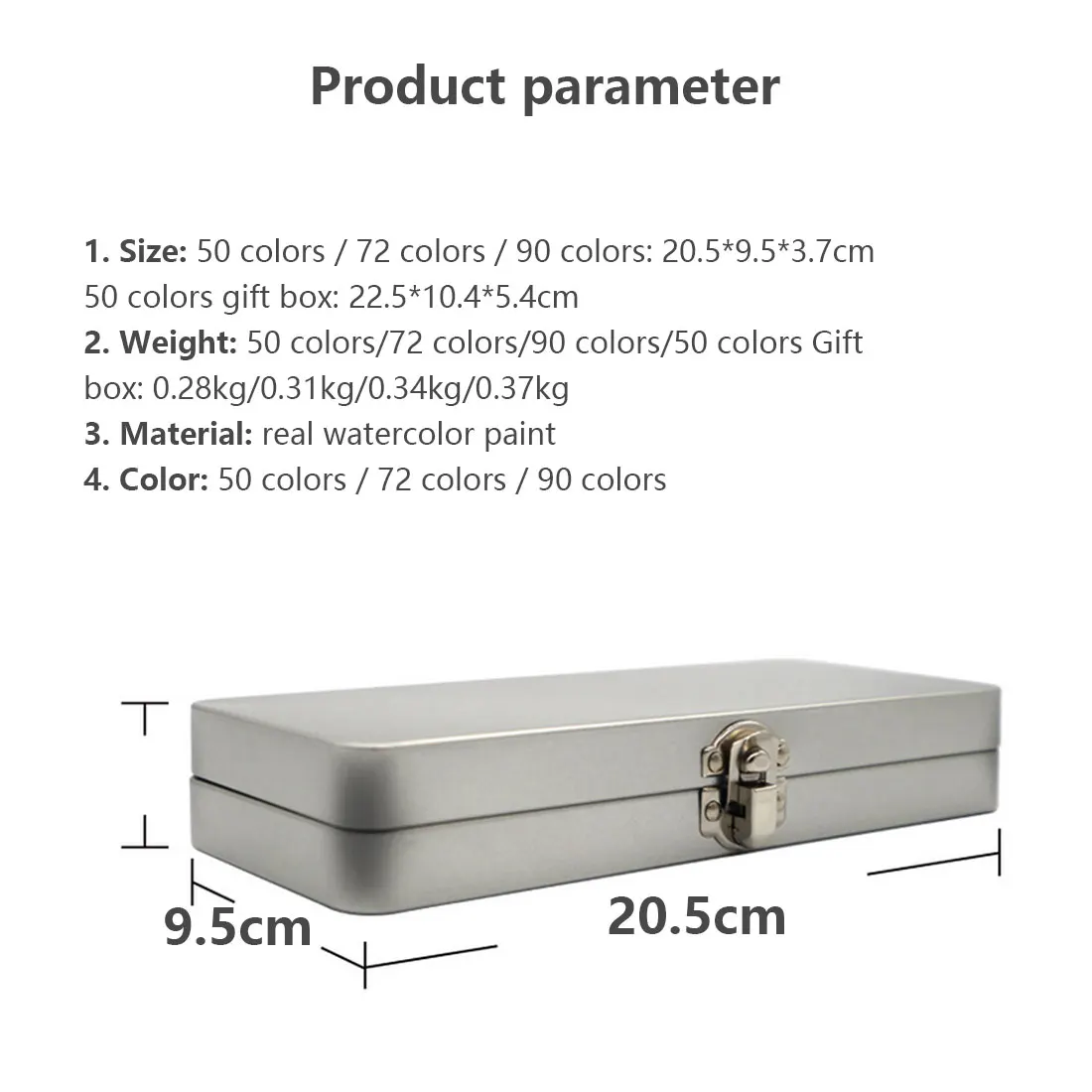 Watercolor color solid color 50 / 72 / 90 set basic neon flash watercolor pigment painting art paint supplies art supplies
Watercolor color solid color 50 / 72 / 90 set basic neon flash watercolor pigment painting art paint supplies art supplies