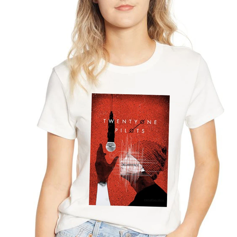 Футболка женская с 3D-принтом, рубашка с коротким рукавом и круглым вырезом, в стиле рок-группы Twenty One Pilots, хипстерская одежда в повседневном с...
Футболка женская с 3D-принтом, рубашка с коротким рукавом и круглым вырезом, в стиле рок-группы Twenty One Pilots, хипстерская одежда в повседневном с...