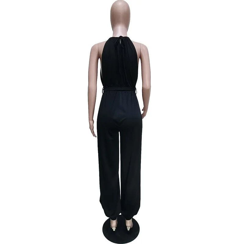 Reaqka Women High Slit Side Sexy Jumpsuit for Skunny Elastic Sleeveless Halter Romper Streetwear Overall Outfits
Reaqka Women High Slit Side Sexy Jumpsuit for Skunny Elastic Sleeveless Halter Romper Streetwear Overall Outfits