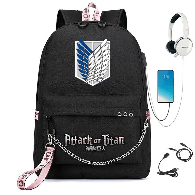 Attack on Titan Backpacks Cute Anime Backpack for Teenager Travel Bags Students Laptop Bag Boys Girls Back To School Fashion Bag
Attack on Titan Backpacks Cute Anime Backpack for Teenager Travel Bags Students Laptop Bag Boys Girls Back To School Fashion Bag