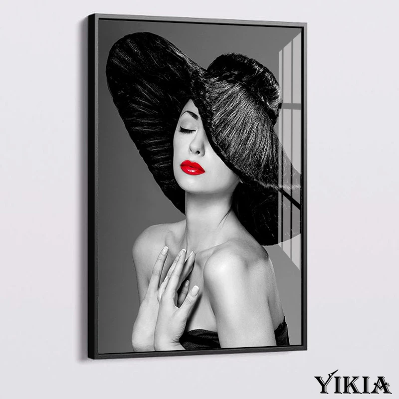 Canvas Abstract Art Black and White Butterfly Women Hat Modern Painting Luxurious Posters Posters and Prints Decorative Picture
Canvas Abstract Art Black and White Butterfly Women Hat Modern Painting Luxurious Posters Posters and Prints Decorative Picture