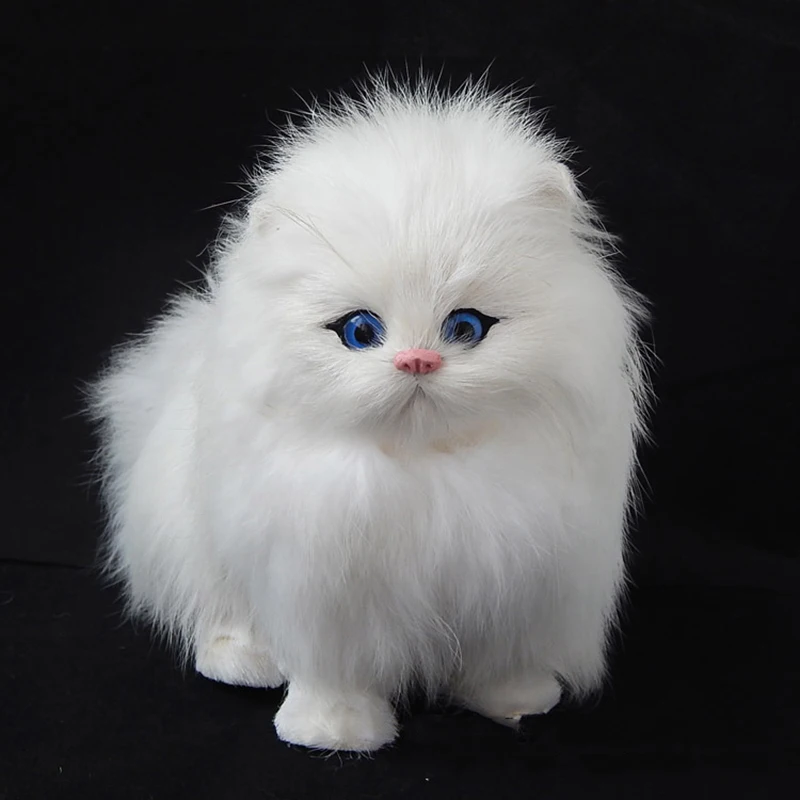 Real Hair Cat Dolls Simulation animal toy cats will meowth children's pet cat plush toys ornaments birthday gift Electronic Pet
Real Hair Cat Dolls Simulation animal toy cats will meowth children's pet cat plush toys ornaments birthday gift Electronic Pet
