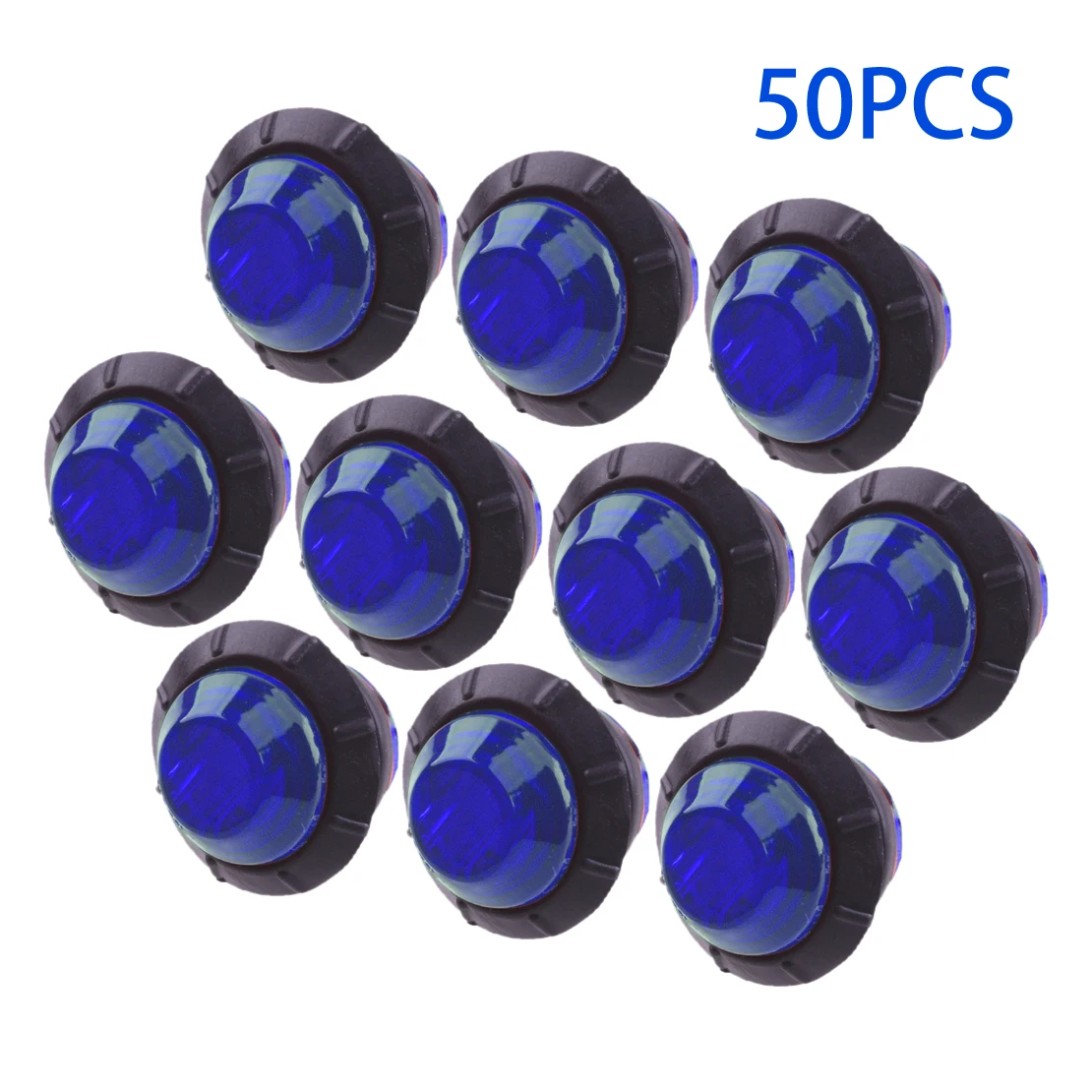 50pcs Blue 3/4" Round 3 LED Side Bullet Marker Lights Waterproof IP67 12V Fit for Trailers Trucks RVs Utes UTVs Boat Caravans
50pcs Blue 3/4" Round 3 LED Side Bullet Marker Lights Waterproof IP67 12V Fit for Trailers Trucks RVs Utes UTVs Boat Caravans