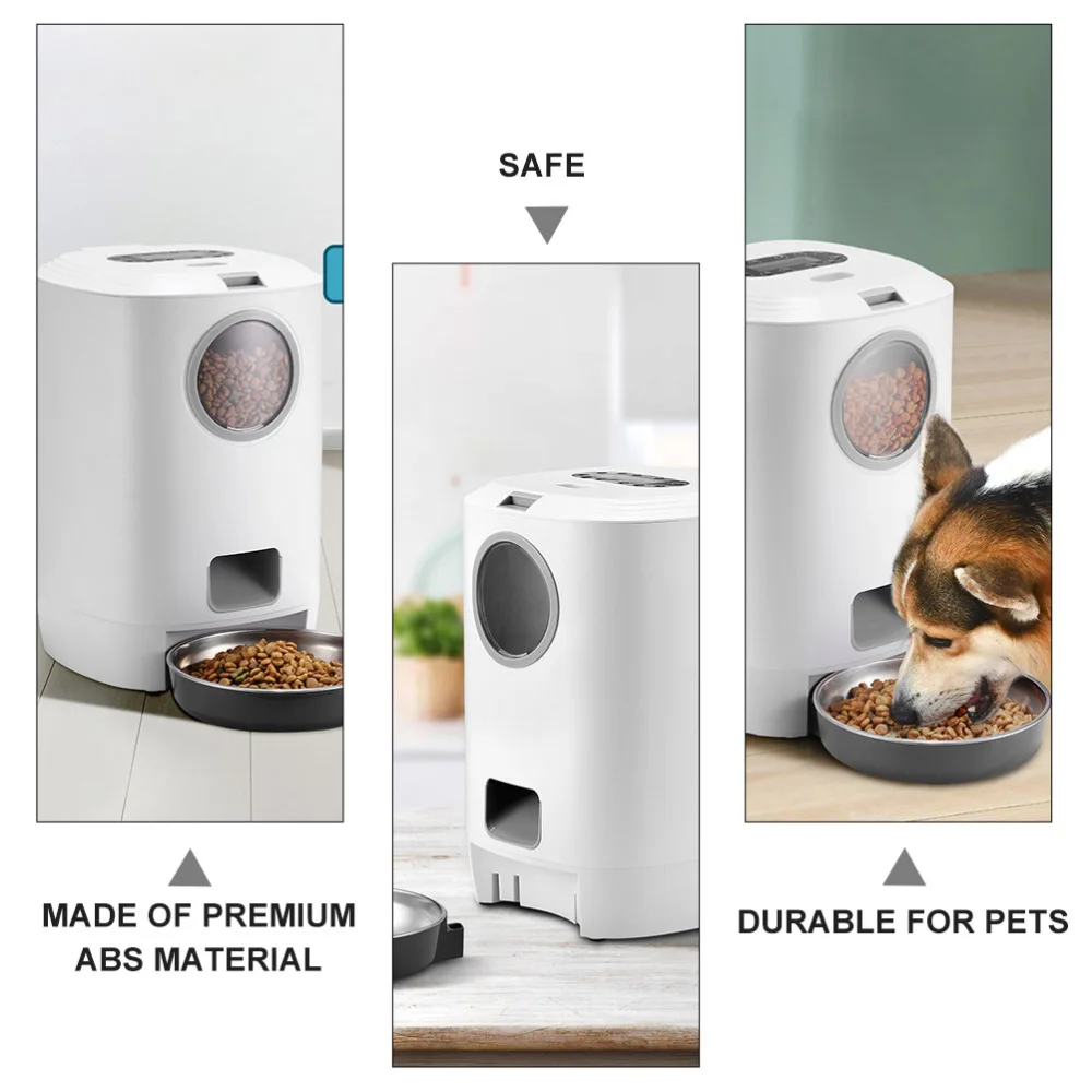 Automatic Pet Food Feeder Dog Cat Food Container Pet Food Feeder Pet Feeder Smart Pet Feeder Dogs Feeder Product Supplies
Automatic Pet Food Feeder Dog Cat Food Container Pet Food Feeder Pet Feeder Smart Pet Feeder Dogs Feeder Product Supplies