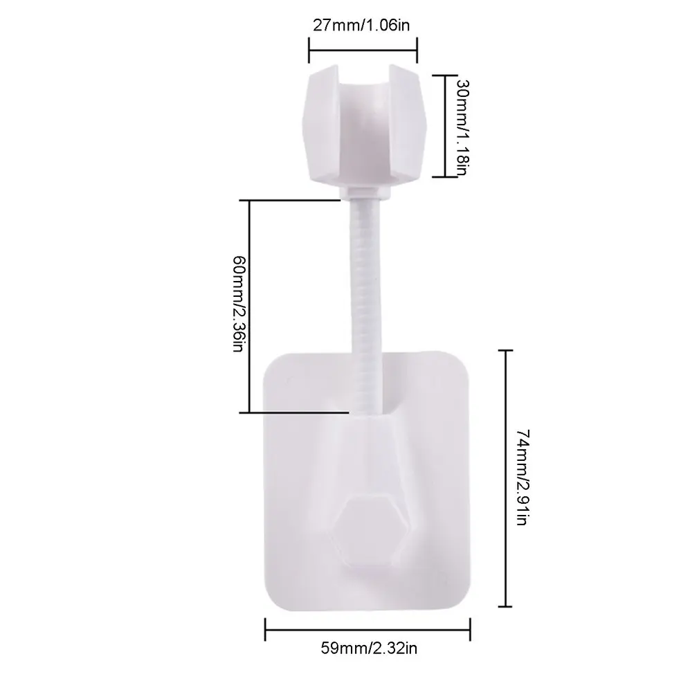 3pcs Shower Head Holder 360 Degree Adjustable Handheld Showerhead Bracket Adhesive Shower Wall Mount Holder Drill Free
3pcs Shower Head Holder 360 Degree Adjustable Handheld Showerhead Bracket Adhesive Shower Wall Mount Holder Drill Free