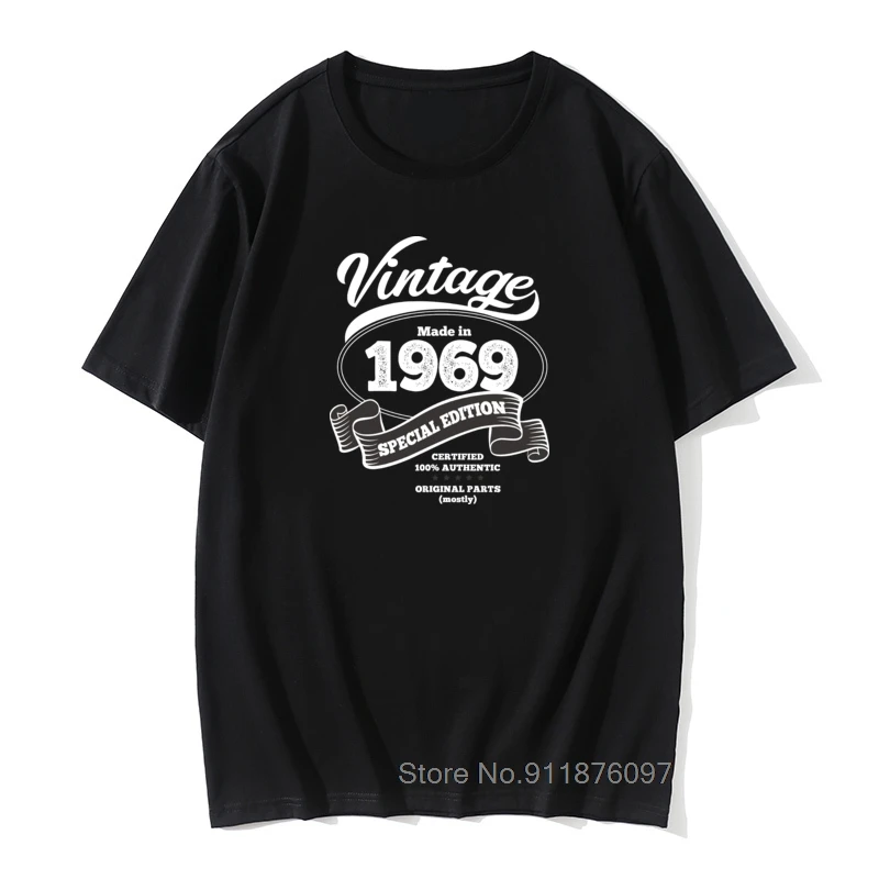 Man 1969 Humorous T Shirt Gift Vintage Special Edition T Shirts Crazy Vintage Design Tops Tees Cotton Tee Shirt Big Size
Man 1969 Humorous T Shirt Gift Vintage Special Edition T Shirts Crazy Vintage Design Tops Tees Cotton Tee Shirt Big Size