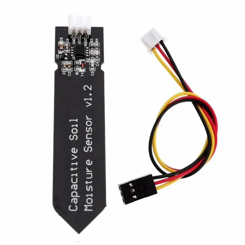 Humidity Sensor Capacitive Soil Moisture Sensoring Module with Wide Voltage Wire Corrosion Resistant W/ Gravity for Arduino
Humidity Sensor Capacitive Soil Moisture Sensoring Module with Wide Voltage Wire Corrosion Resistant W/ Gravity for Arduino