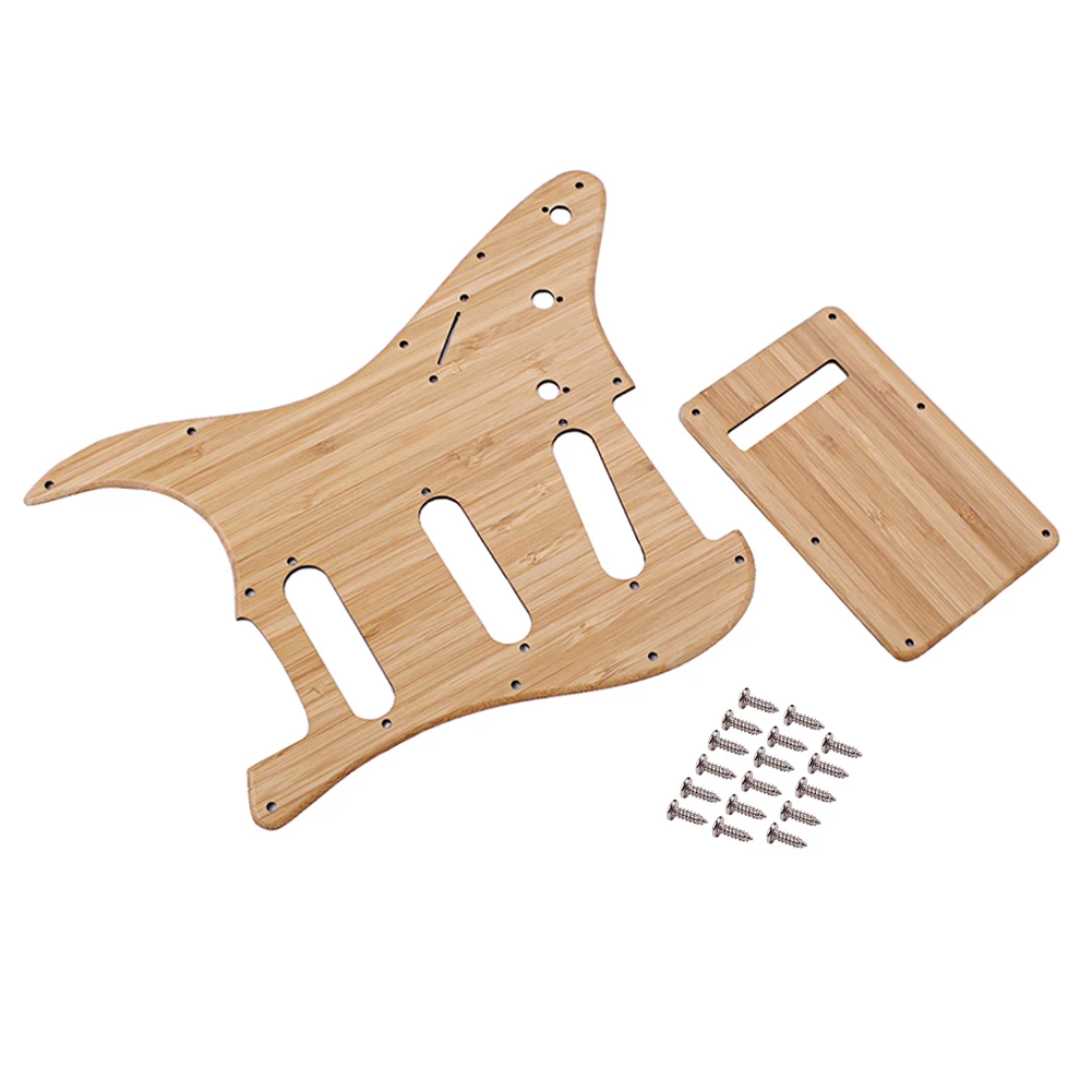 17-Hole Electric Guitar Pickguard Anti-Scratch Plate with Screws Bass Back Plate Pickup Sticker Replacement Cover
17-Hole Electric Guitar Pickguard Anti-Scratch Plate with Screws Bass Back Plate Pickup Sticker Replacement Cover