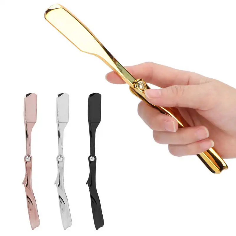 Eyebrow Trimmer Electric Shavers Professional Foldable Straight Edge Barber Men's Shaving Plating Blade Holder
Eyebrow Trimmer Electric Shavers Professional Foldable Straight Edge Barber Men's Shaving Plating Blade Holder