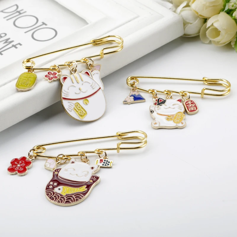 Fashion Cartoon Lucky Cat Series Animal Enamel Metal Lapel Pins Bag Clothes Badges Brooches Jewelry Gift For Kids Children
Fashion Cartoon Lucky Cat Series Animal Enamel Metal Lapel Pins Bag Clothes Badges Brooches Jewelry Gift For Kids Children