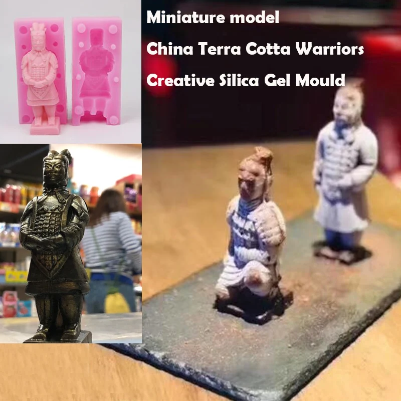Miniature model China Terra Cotta Warriors Creative Silica Gel Mould Sand Table Scene Material Tool
Miniature model China Terra Cotta Warriors Creative Silica Gel Mould Sand Table Scene Material Tool