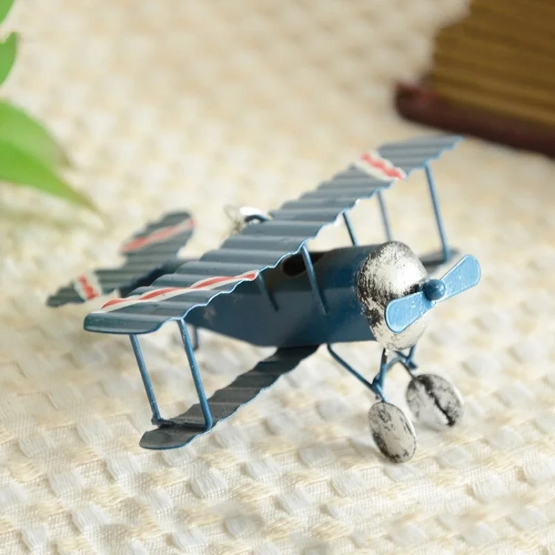 Zakka Grocery Mini Wrought Iron Crafts Vintage Biplane Model Creative Home Decorations Decoration Gift
Zakka Grocery Mini Wrought Iron Crafts Vintage Biplane Model Creative Home Decorations Decoration Gift