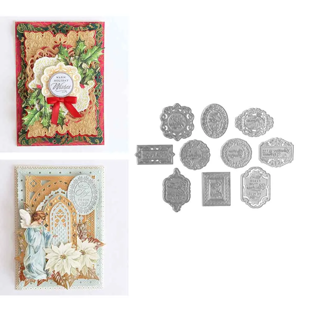 Christmas Sentiment Metal Cutting Dies Mold Various Card Series Scrapbook Paper Craft Knife Mould Blade Punch Cut Die Arrival
Christmas Sentiment Metal Cutting Dies Mold Various Card Series Scrapbook Paper Craft Knife Mould Blade Punch Cut Die Arrival