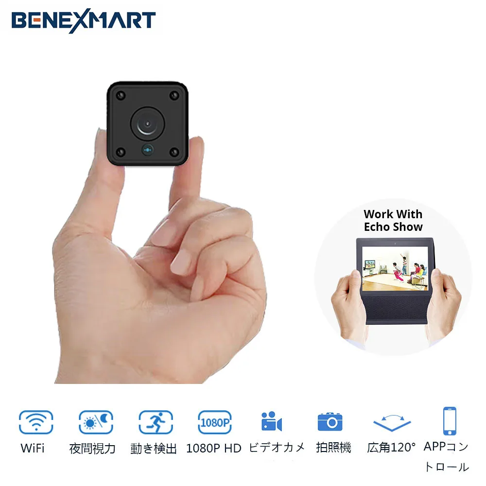 Tuya HD мини Wifi камера 1080p домашняя беспроводная безопасности ночного видения