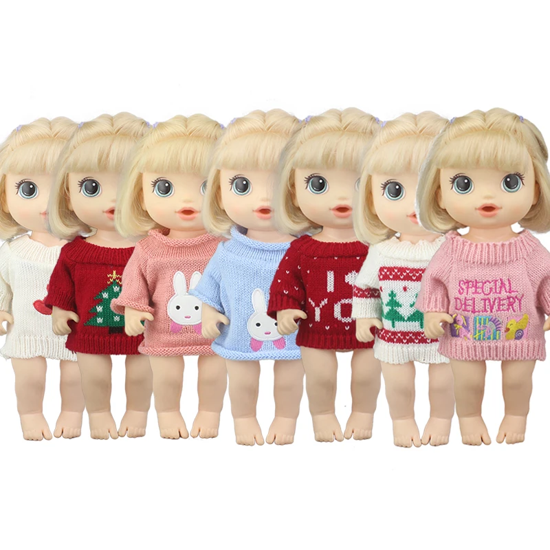 New Lovely Sweater for 12 Inch 30CM baby alive doll Toys Crawling Doll accessories
New Lovely Sweater for 12 Inch 30CM baby alive doll Toys Crawling Doll accessories