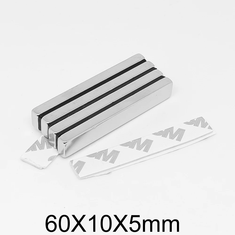 2/5/10/15/20PCS 60x10x5mm Rare Earth Neodymium Magnet With 3M Self - Adhesive 60*10*5 Thick Block Permanent NdFeB Magnet 60x10x5
2/5/10/15/20PCS 60x10x5mm Rare Earth Neodymium Magnet With 3M Self - Adhesive 60*10*5 Thick Block Permanent NdFeB Magnet 60x10x5