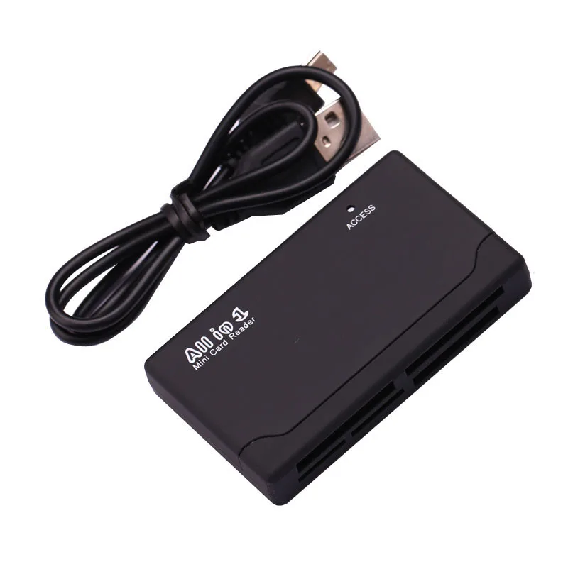 

All in one 1 SB 2.0 Card Reader SD XD MMC MS CF SDHC TF Micro SD M2 Memory Card Reader Writer Adapter For Macbook PC Computes