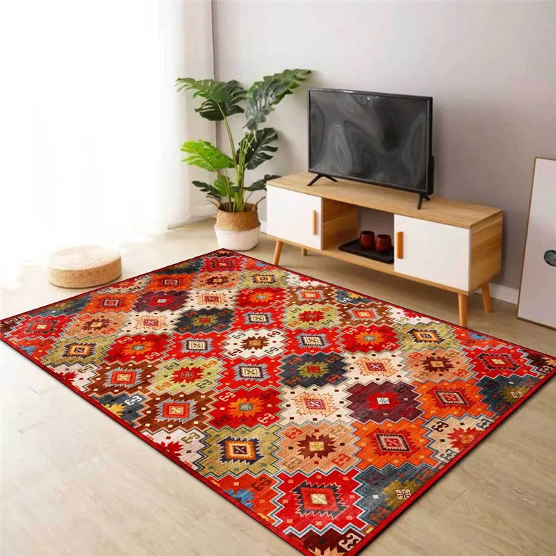 Bohemian Rug Geometric Diamond Mosaic Morocco Ethnic Red Carpet Living Room Bedroom Bed Blanket Bath Mat
Bohemian Rug Geometric Diamond Mosaic Morocco Ethnic Red Carpet Living Room Bedroom Bed Blanket Bath Mat