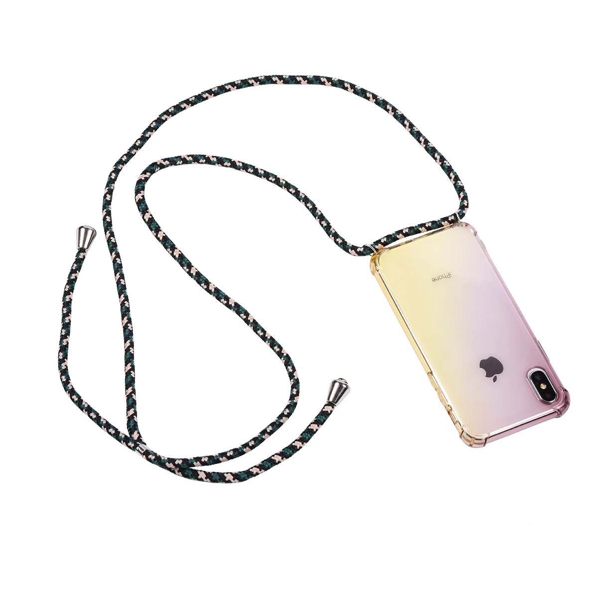 Прозрачный чехол с ремешком Rainbow aurora для OPPO Reno Z 2 2Z ACE 2F R17 RX17 Pro R15 R11Plus R9 A9X A11