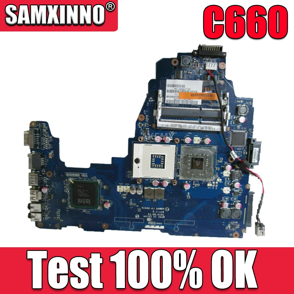 Материнская плата SAMXINNO для ноутбука Toshiba Satellite C660 K000111590 PWWAA LA-6841P GL40 DDR3
Материнская плата SAMXINNO для ноутбука Toshiba Satellite C660 K000111590 PWWAA LA-6841P GL40 DDR3