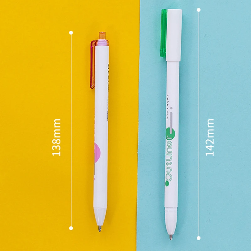 12PCS Colored Art Pens with Pen Clip Markers Contour Markers Gift Card Writing Drawing Pens Coloring Painting Paper Posters
12PCS Colored Art Pens with Pen Clip Markers Contour Markers Gift Card Writing Drawing Pens Coloring Painting Paper Posters