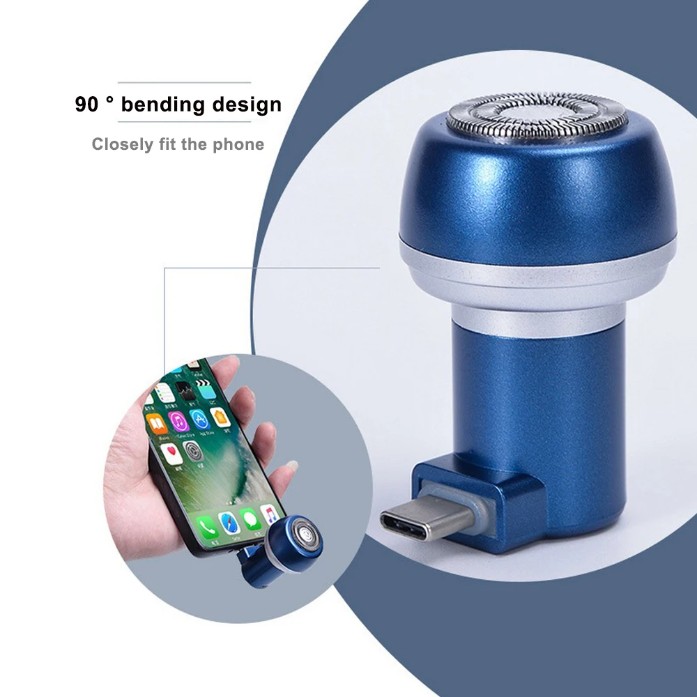 

Magnetic suction mobile phone electric shaver micro-interface power bank and USB adapter to prevent beard from falling 1.2-1.8W