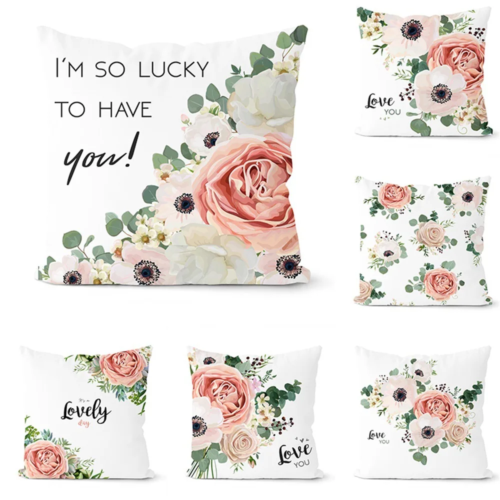 Rose Flower Valentine's Day Pillow Cover Hot Sale Cushion Cover Home Car Sofa Decor Peach Skin Fabric Square 45x45cm Pillowcase
Rose Flower Valentine's Day Pillow Cover Hot Sale Cushion Cover Home Car Sofa Decor Peach Skin Fabric Square 45x45cm Pillowcase
