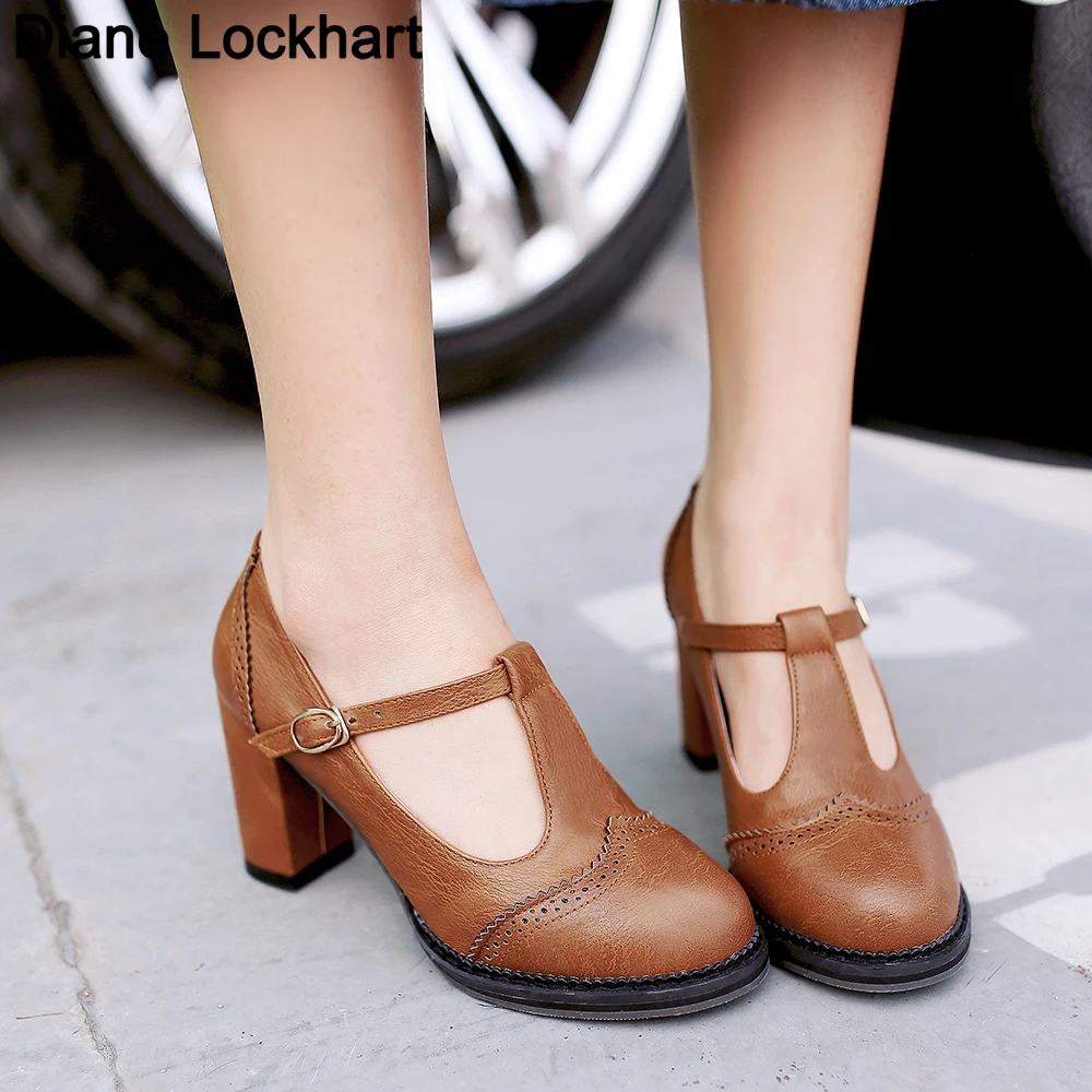 Size 32 High-heeled Shoes Women Pumps Buckle Thick Heels with T-strap Ladies High Heels Platform Mary Janes Women Pumps Footwear
Size 32 High-heeled Shoes Women Pumps Buckle Thick Heels with T-strap Ladies High Heels Platform Mary Janes Women Pumps Footwear