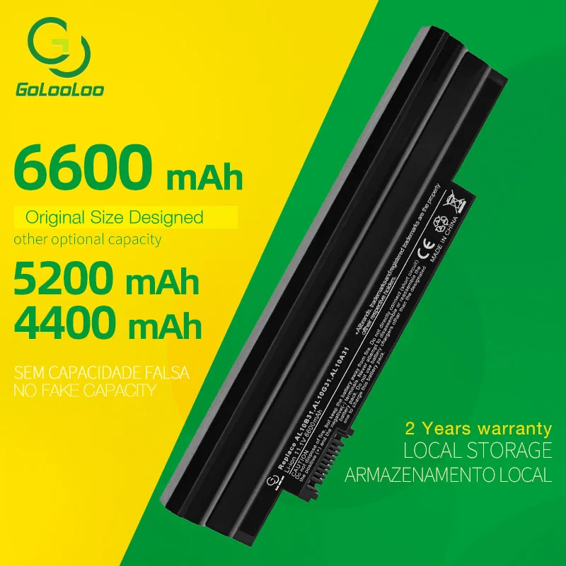6600MAh New Battery For Acer Aspire One 522 722 AO522 AOD255 AOD257 AOD260 D255 D257 260 D270 Happy Chrome AC700 AL10A31 AL10B31
6600MAh New Battery For Acer Aspire One 522 722 AO522 AOD255 AOD257 AOD260 D255 D257 260 D270 Happy Chrome AC700 AL10A31 AL10B31