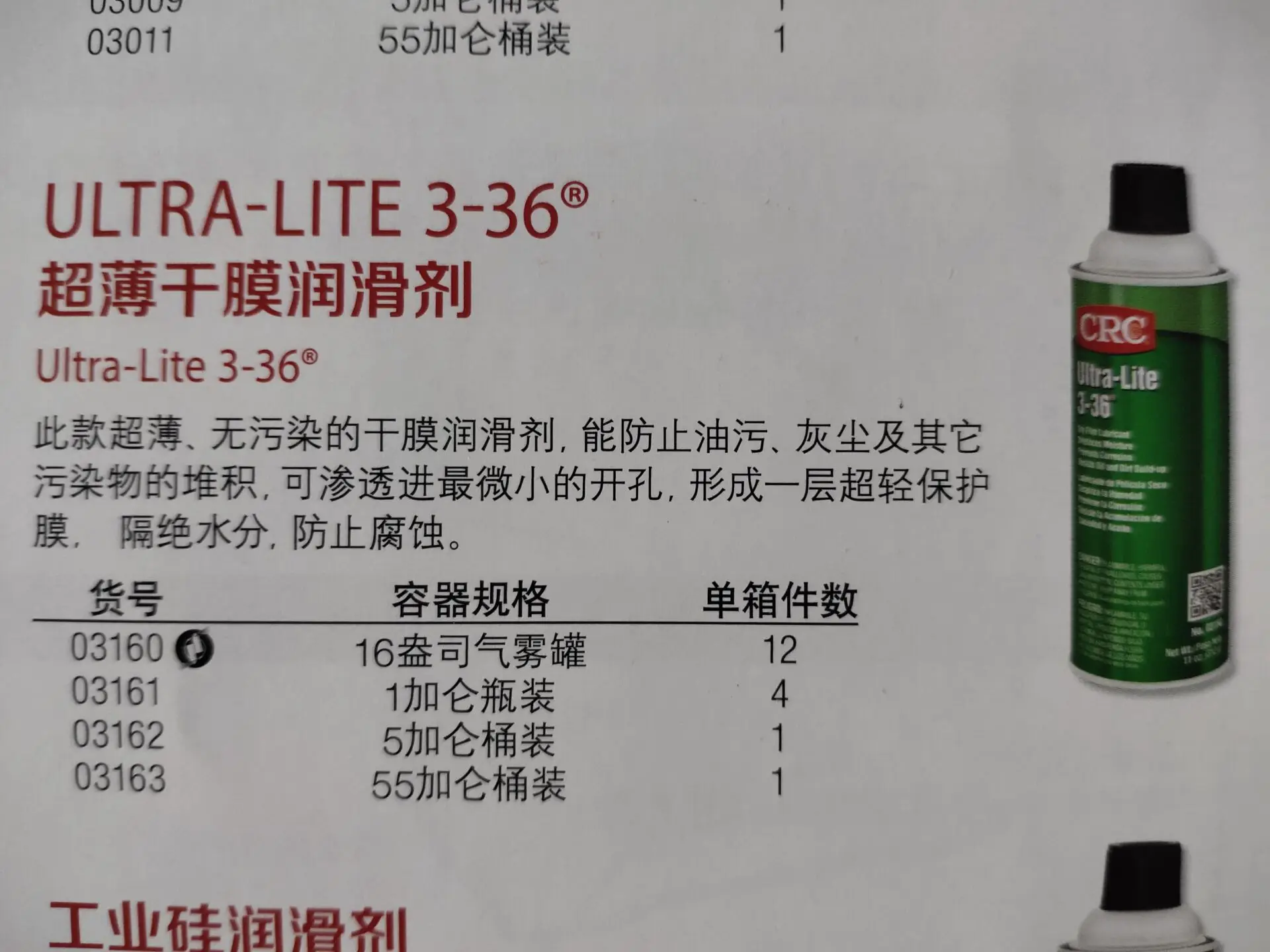 1pcs American CRC 3-36 Anti-rust Agent 03160 Ultra-thin Film Lubricating Anti-rust Agent
1pcs American CRC 3-36 Anti-rust Agent 03160 Ultra-thin Film Lubricating Anti-rust Agent