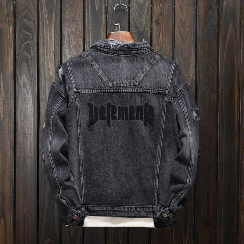 Men Top Quality Fashion Mens Jean Bomber Jacket Cotton Outwear Male Cowboy HipHop Men Jacket Coat Trendy Brand Pop Denim Jackets
Men Top Quality Fashion Mens Jean Bomber Jacket Cotton Outwear Male Cowboy HipHop Men Jacket Coat Trendy Brand Pop Denim Jackets