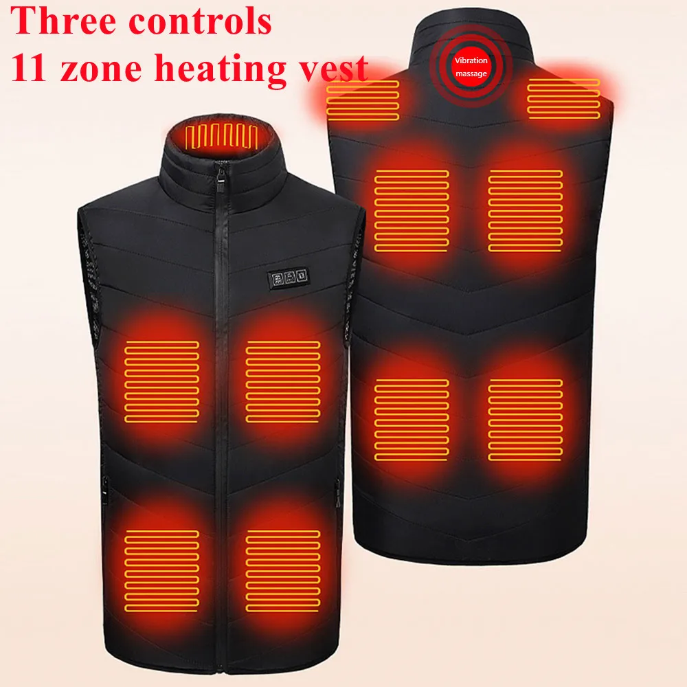 11 Areas Heated Vest Jacket Intelligent Stand-Up Collar Temperature Control Thermal Keep Warm Outdoor куртка с подогревом xiaomi
11 Areas Heated Vest Jacket Intelligent Stand-Up Collar Temperature Control Thermal Keep Warm Outdoor куртка с подогревом xiaomi