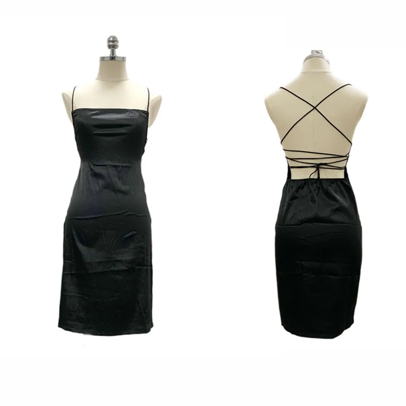 Women Stin Silk Dresses Sexy Backless Summer Dress Bandage Lace Up Bodycon Party Dresses Clubwear Mini Sundresses Woman Dress
Women Stin Silk Dresses Sexy Backless Summer Dress Bandage Lace Up Bodycon Party Dresses Clubwear Mini Sundresses Woman Dress