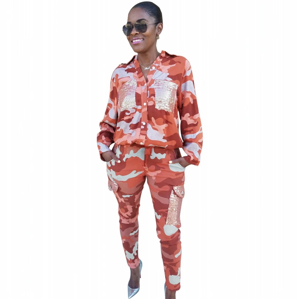 2 Piece Sets African Sets For Women New African Camouflage Print Bazin Baggy Pants Rock Style Dashiki Famous Suit Lady Outfits
2 Piece Sets African Sets For Women New African Camouflage Print Bazin Baggy Pants Rock Style Dashiki Famous Suit Lady Outfits