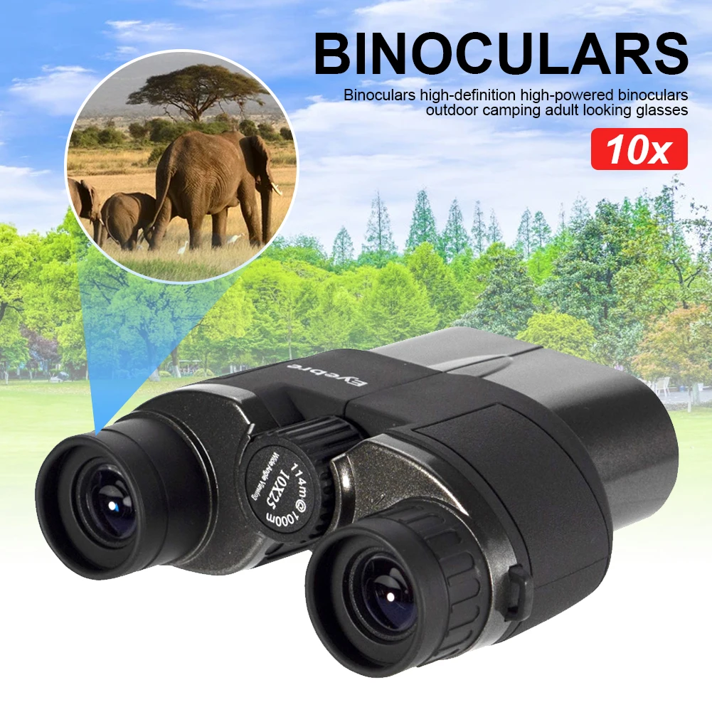 10X25 Mini Binoculars Professional Telescope 2000M Long Range Zoom Binocular for Outdoor Camping Hiking Hunting Bird Watching
10X25 Mini Binoculars Professional Telescope 2000M Long Range Zoom Binocular for Outdoor Camping Hiking Hunting Bird Watching