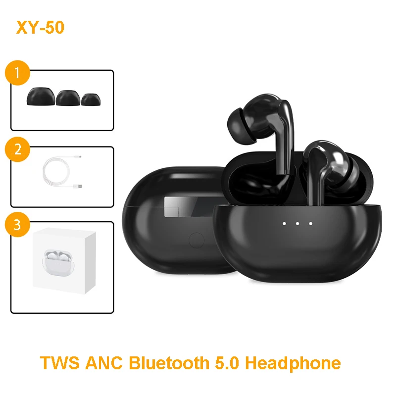 2021 XY-50 TWS Wireless Bluetooth 5.0 Headphone ANC Noise Reduction Earphone Hi-Fi Stereo Sound Sports Microphone Gaming Headset
2021 XY-50 TWS Wireless Bluetooth 5.0 Headphone ANC Noise Reduction Earphone Hi-Fi Stereo Sound Sports Microphone Gaming Headset