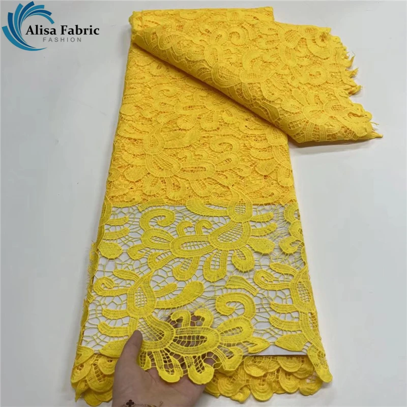 African French Lace Fabric Hot Selling Nigerian Lace Fabric Embroidery Mesh Guipure Cord Lace Fabric For Wedding Party 
African French Lace Fabric Hot Selling Nigerian Lace Fabric Embroidery Mesh Guipure Cord Lace Fabric For Wedding Party