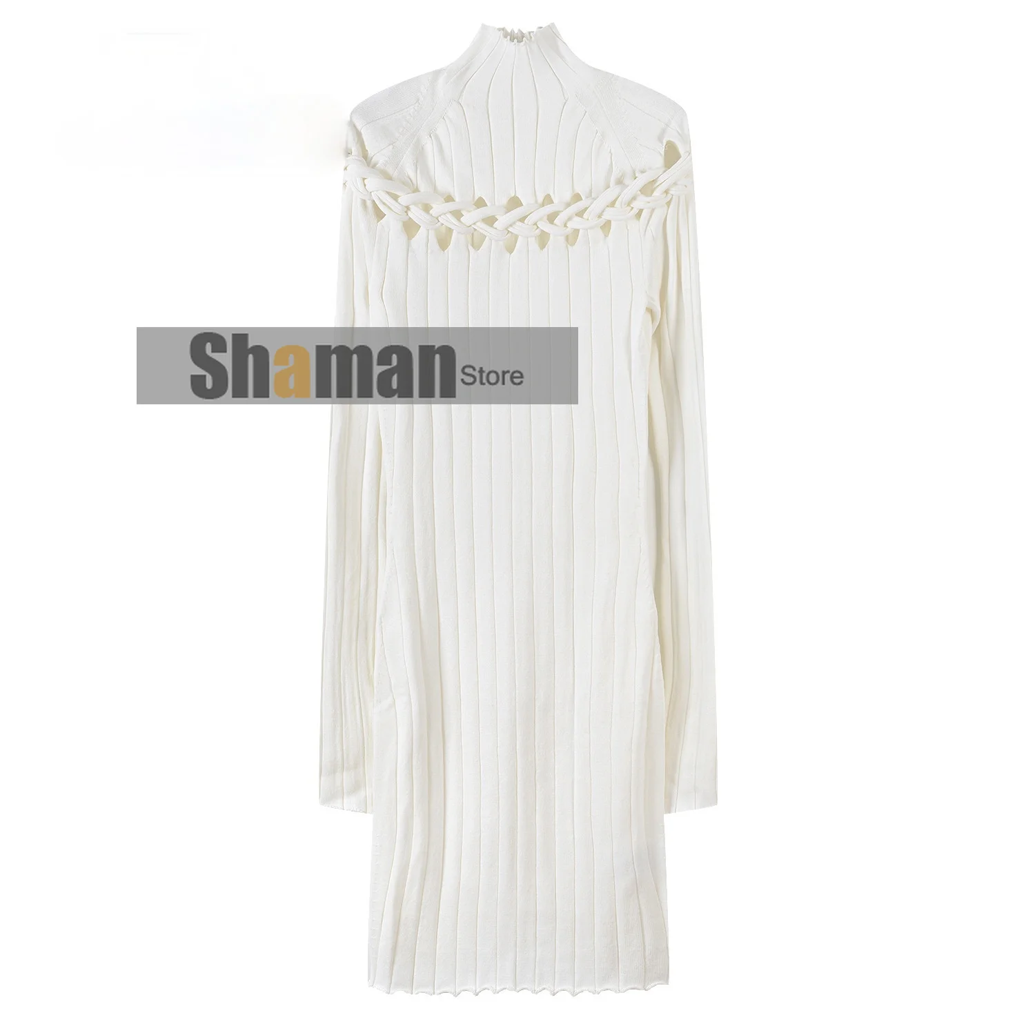 Luxury designer Cutout Twist Woven Dress Autumn New Style 2020 Long Sleeve sexy Slim fit vintage Knitted mini Party Dress S-L
Luxury designer Cutout Twist Woven Dress Autumn New Style 2020 Long Sleeve sexy Slim fit vintage Knitted mini Party Dress S-L