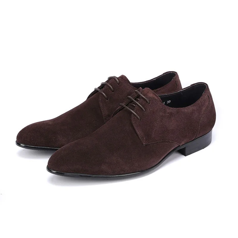 Fashion Men's Dress Genuine Sueded Leather Shoes Lace-Up Wedding Party Shoes Mens Business Office Oxfords Flats Men B147
Fashion Men's Dress Genuine Sueded Leather Shoes Lace-Up Wedding Party Shoes Mens Business Office Oxfords Flats Men B147